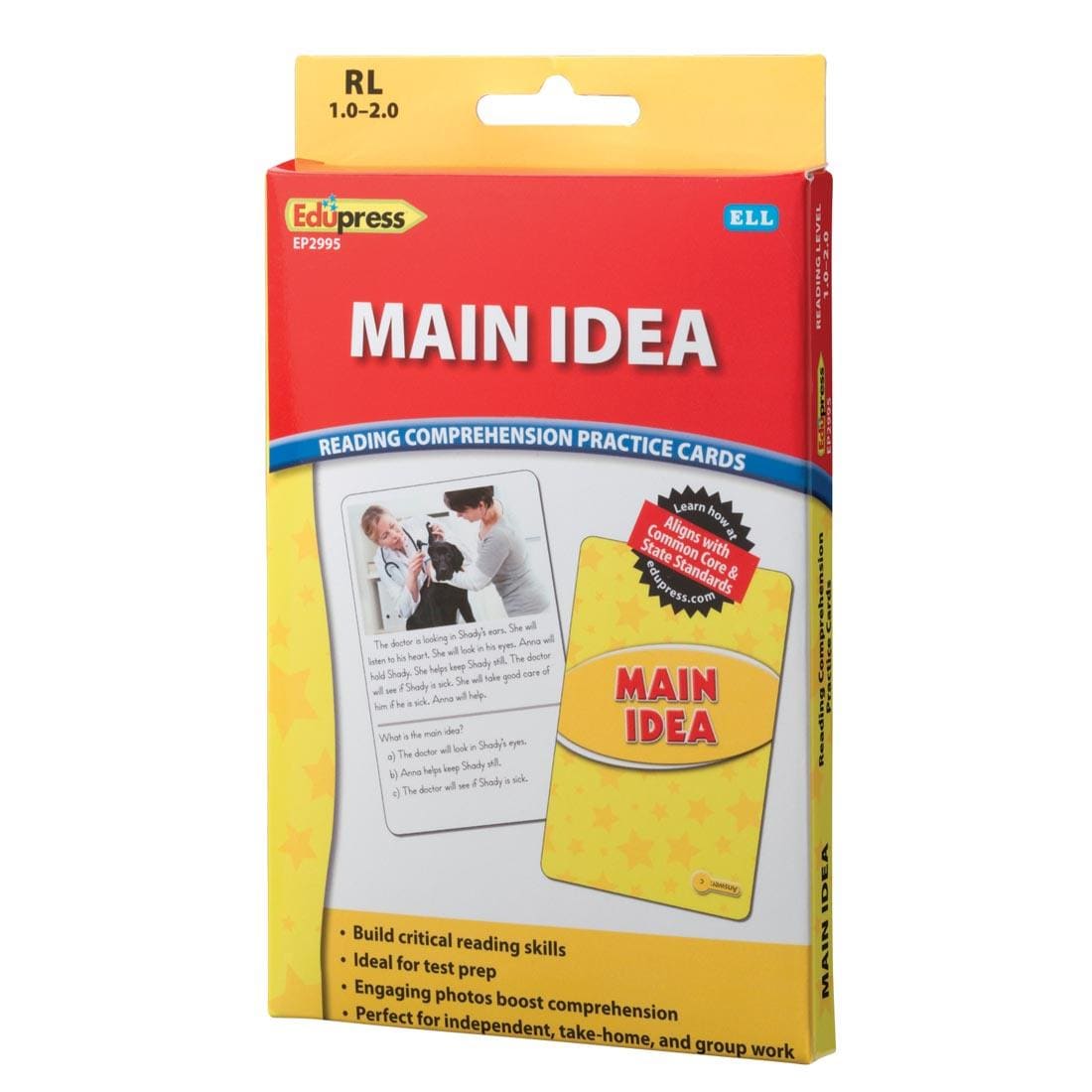 Yellow Level Main Idea Reading Comprehension Practice Cards