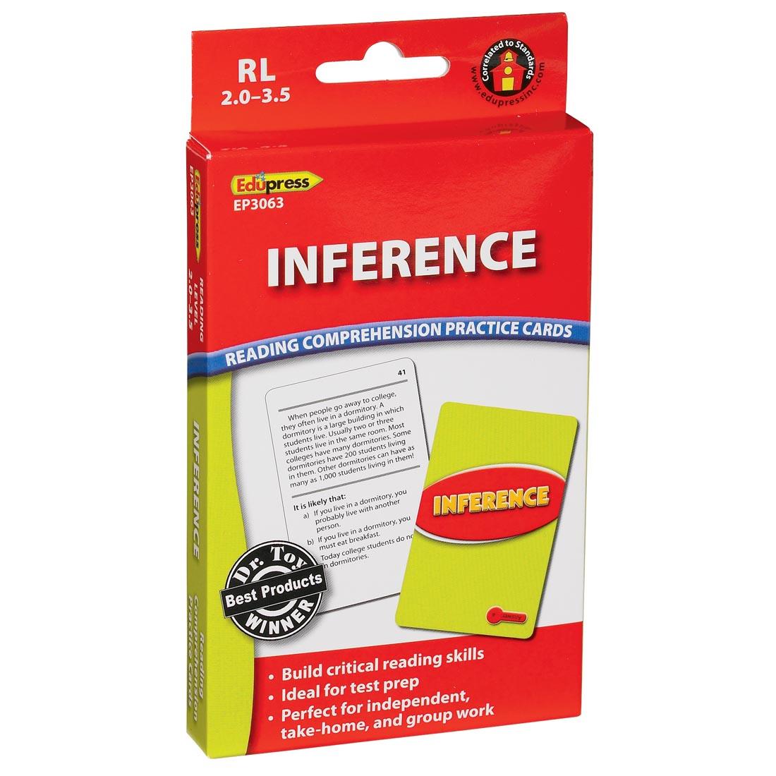 Red Level Inference Reading Comprehension Practice Cards