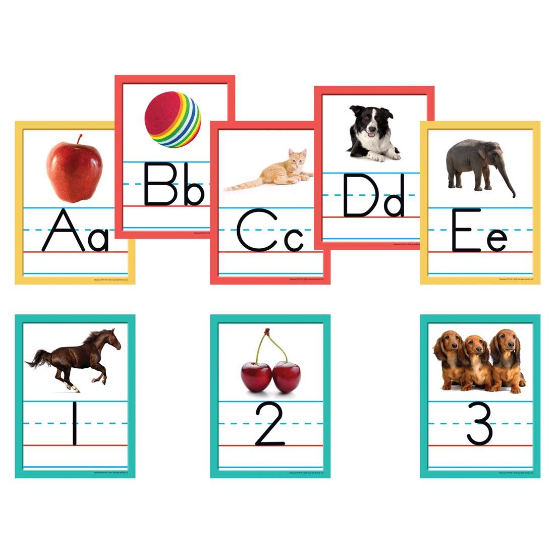 Alphabet & Numbers Bulletin Board Accents