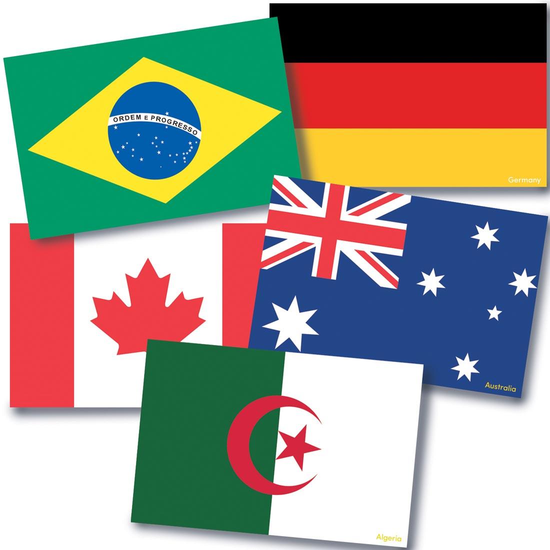 International Flags Instructional Accents