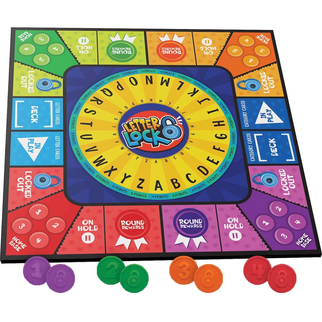 Letter Lock Board Game By Edupress