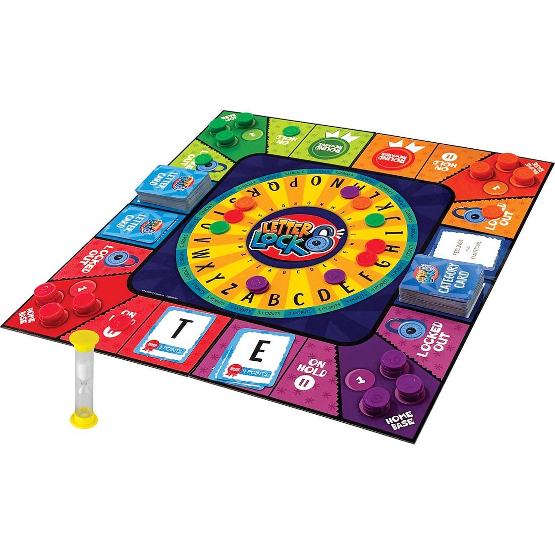 Letter Lock Board Game By Edupress