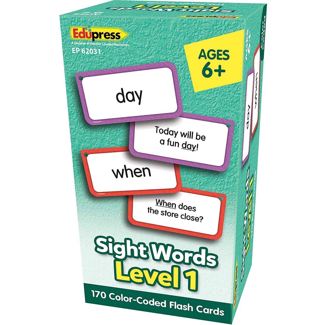 Level 1 Sight Words Flash Cards