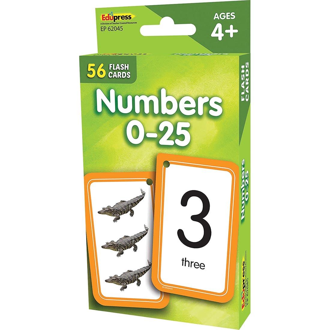 Numbers 0-25 Flash Cards