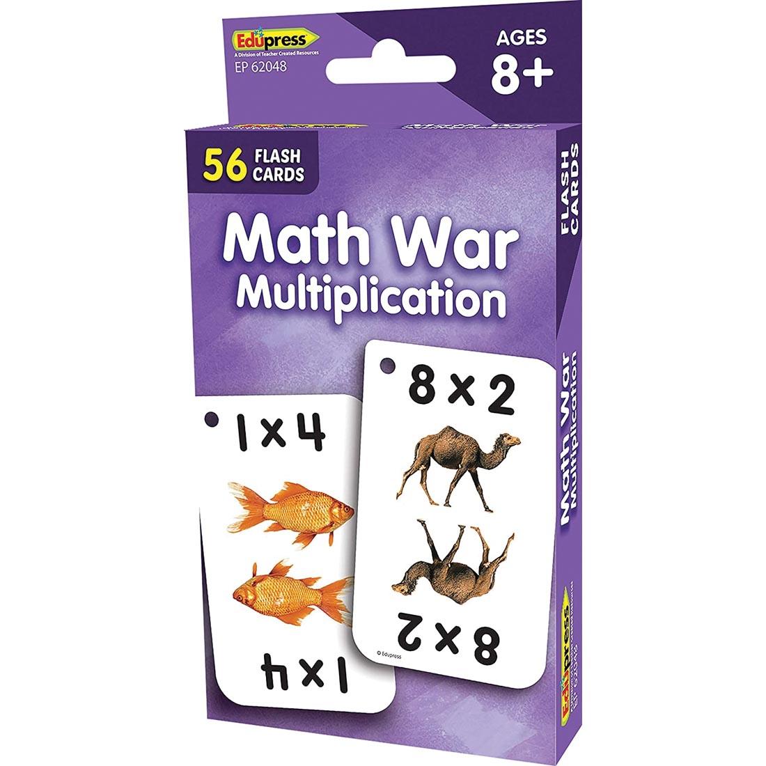 Math War Multiplication Flash Cards