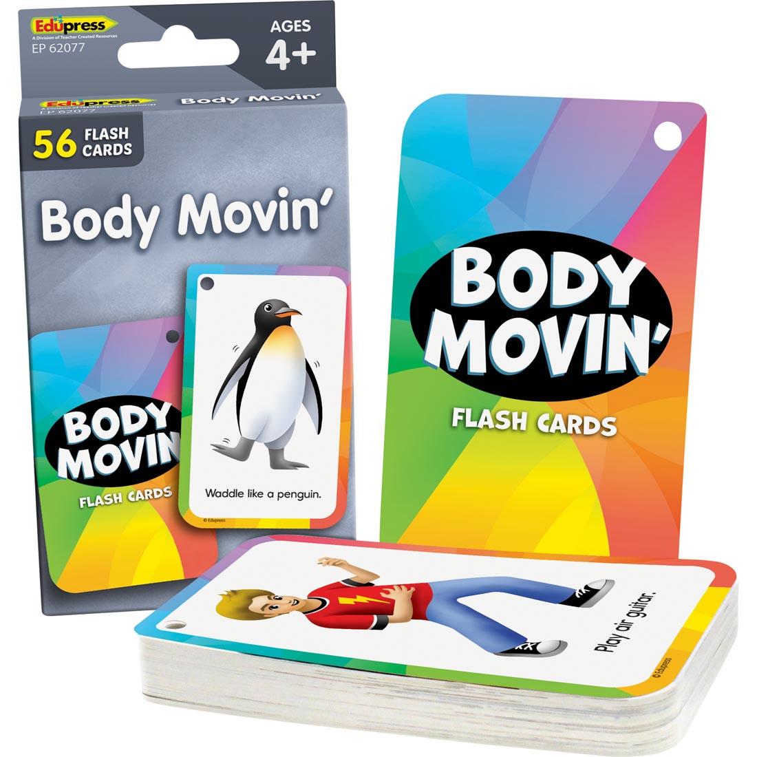 package and cards from Body Movin' Flash Cards