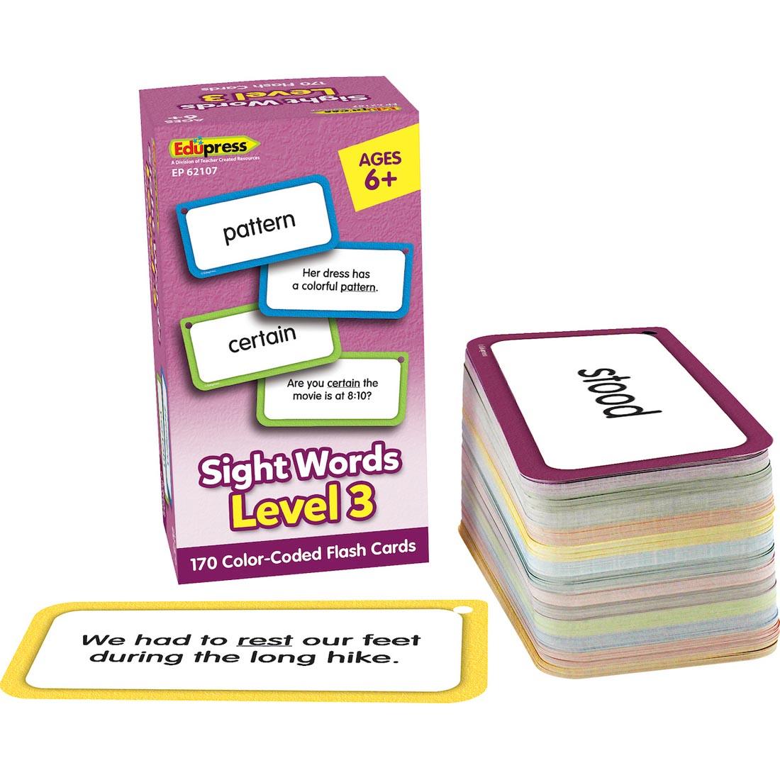 Sight Words Flash Cards Level 3 By Edupress