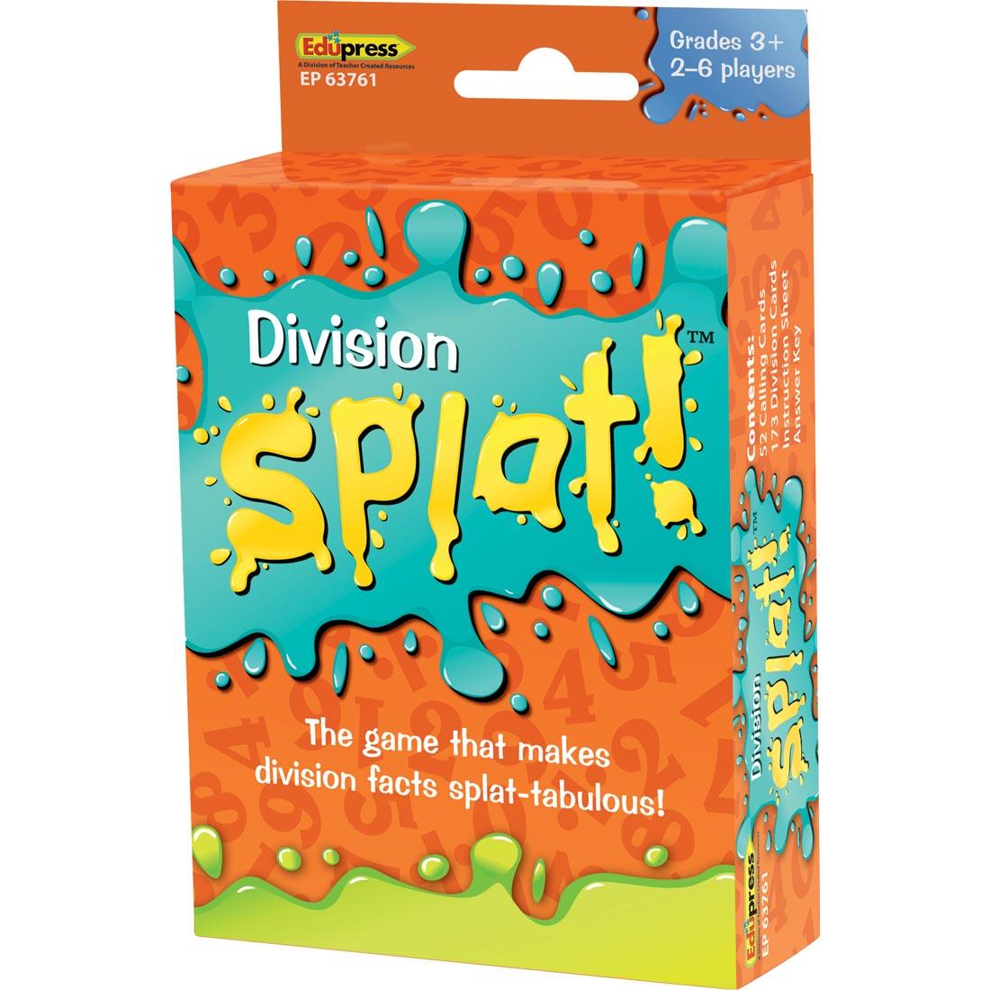 Box for Division Splat Math Game