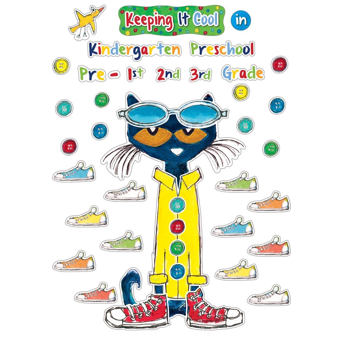 Pete the Cat Keeping It Cool Bulletin Board Set