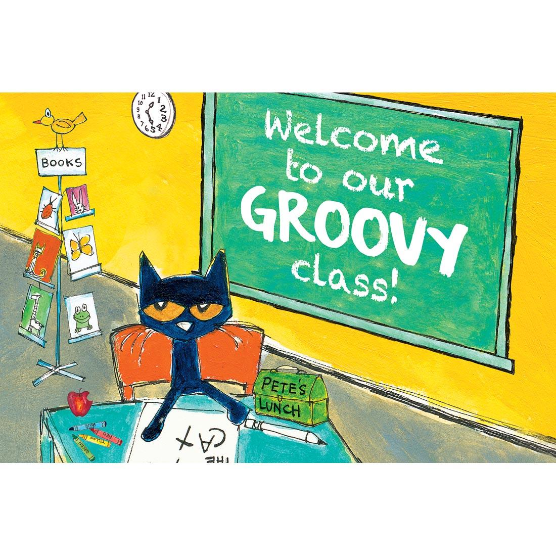 Pete the Cat Welcome To Our Groovy Class Postcard