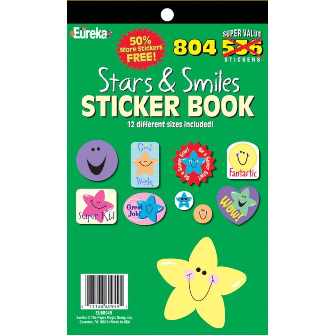 Stars & Smiles Sticker Book by Eureka