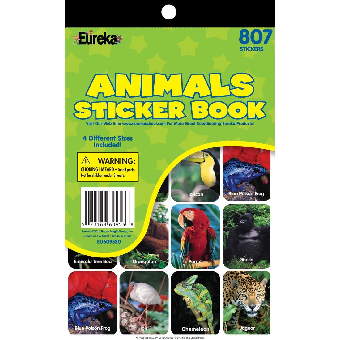 Animals Sticker Book by Eureka