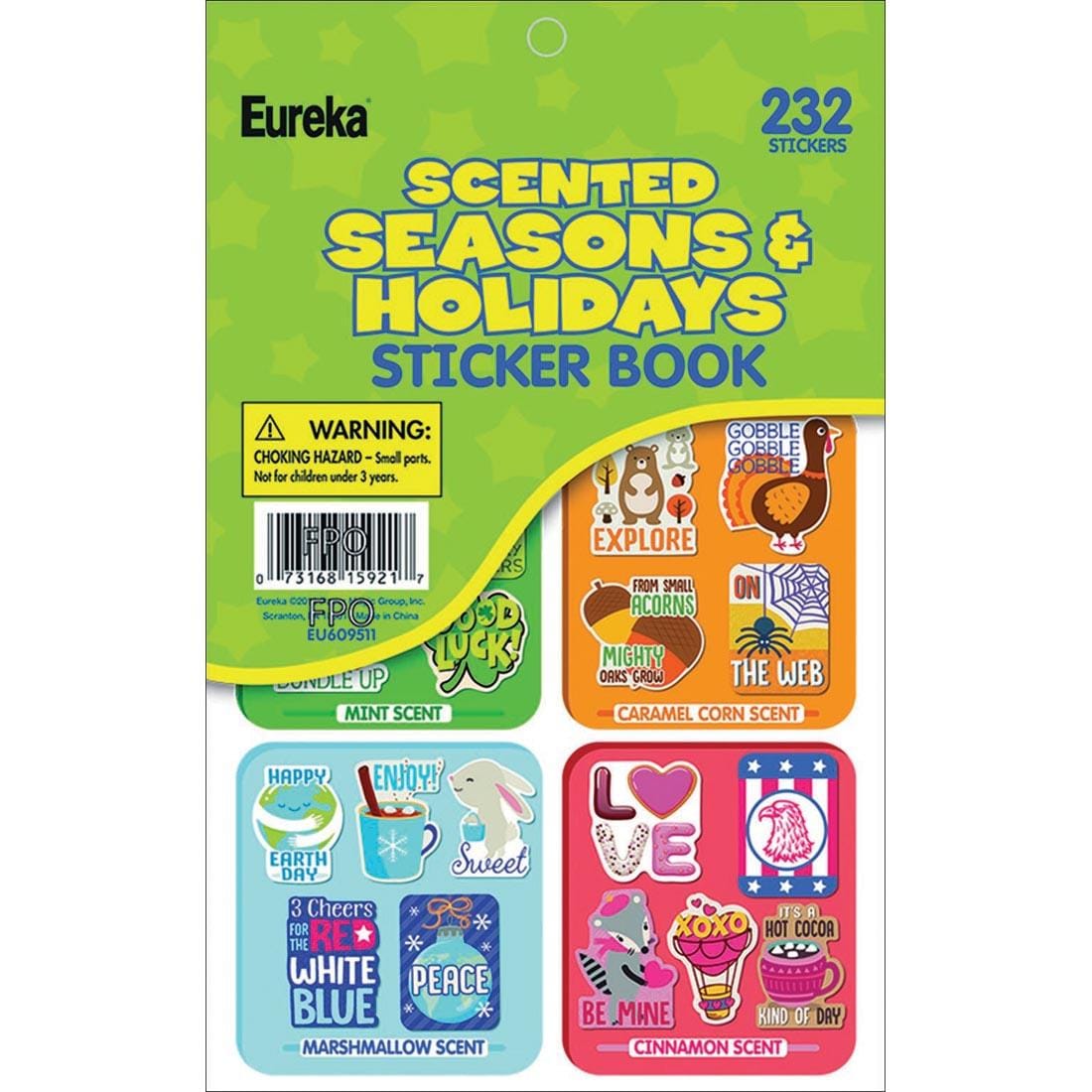 Seasons & Holidays Scented Sticker Book By Eureka