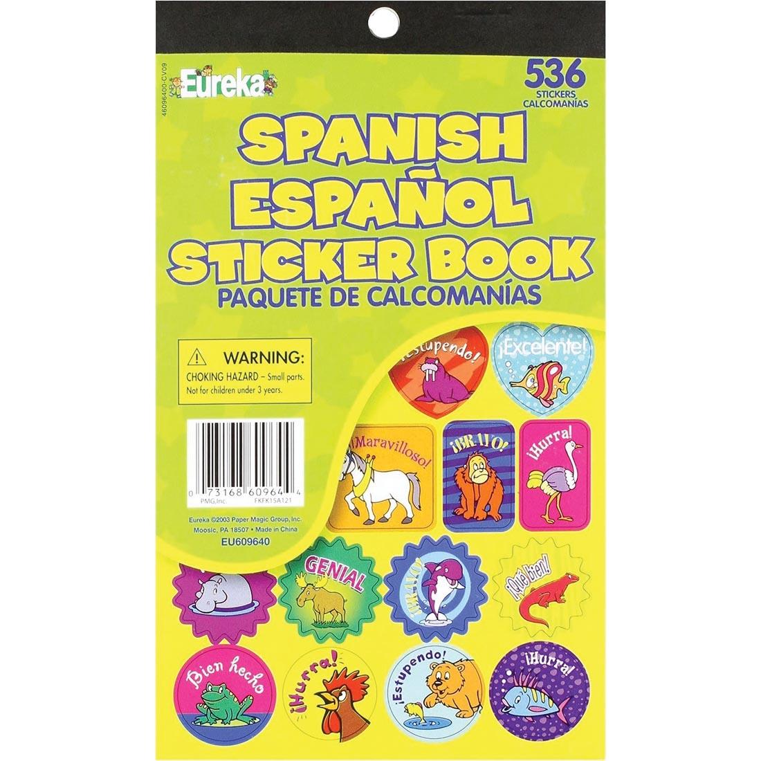 Spanish Sticker Book (Espanol Paquete de Calcomanias) by Eureka