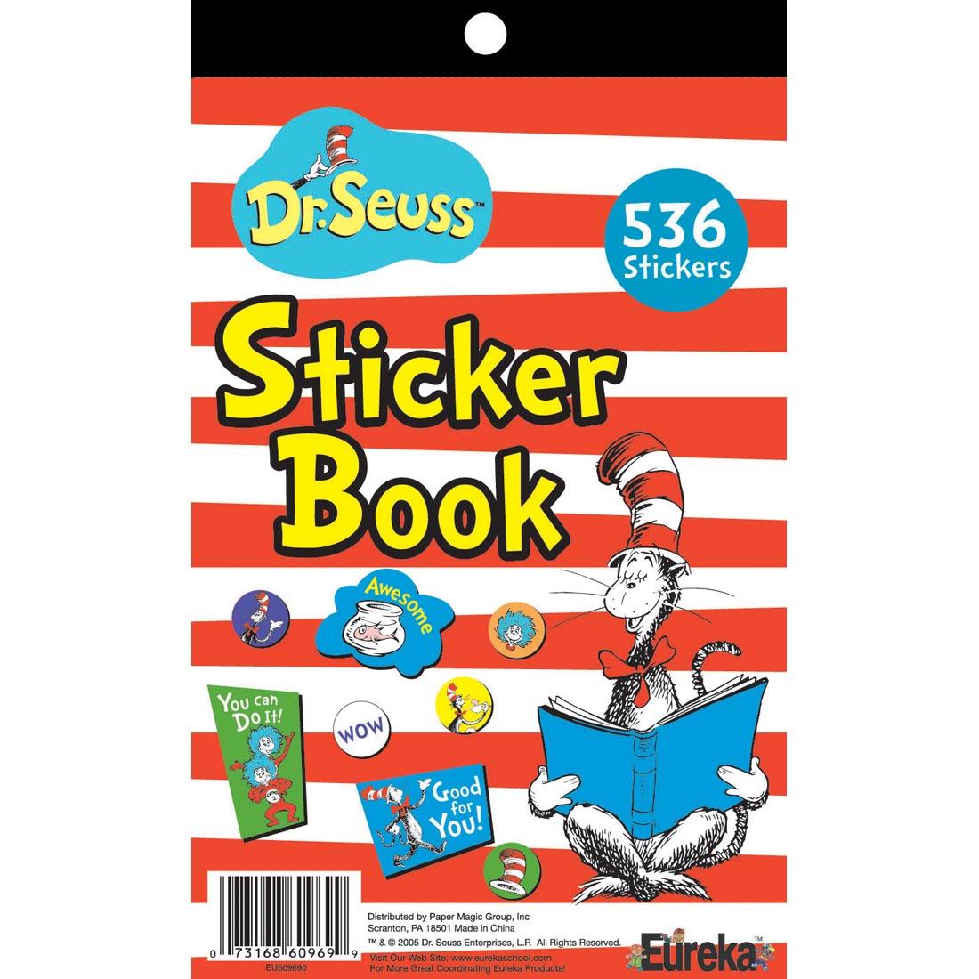 Dr. Seuss Cat in the Hat Sticker Book by Eureka