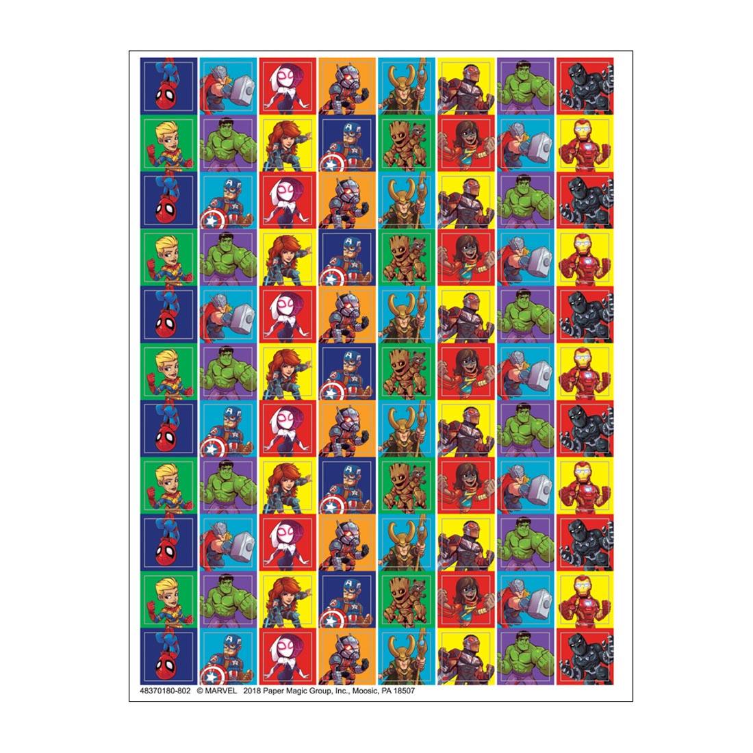 Marvel Super Hero Adventure Mini Stickers