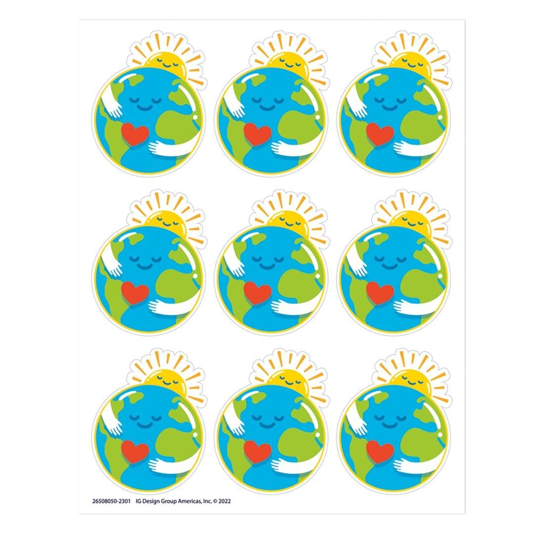 Earth Giant Die-Cut Stickers By Eureka