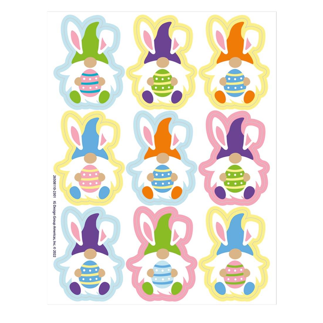 Easter Gnome Giant Die-Cut Stickers By Eureka