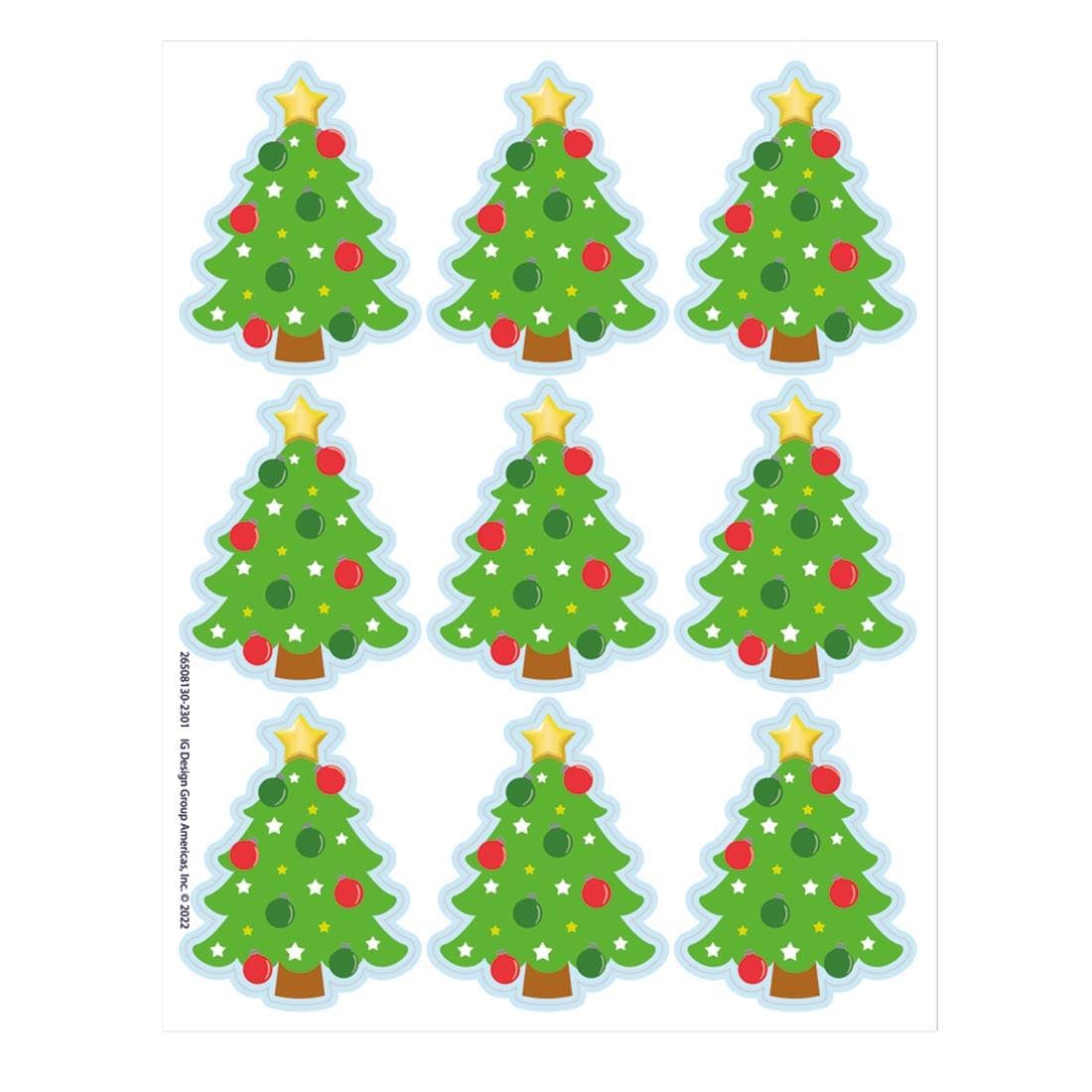 Christmas Tree Giant Die-Cut Stickers By Eureka