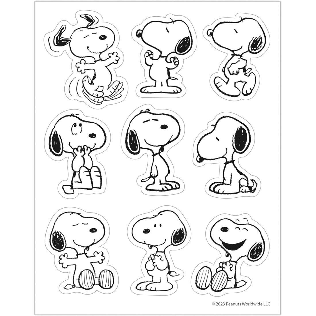 Snoopy Giant Stickers from the Peanuts collection by Eureka
