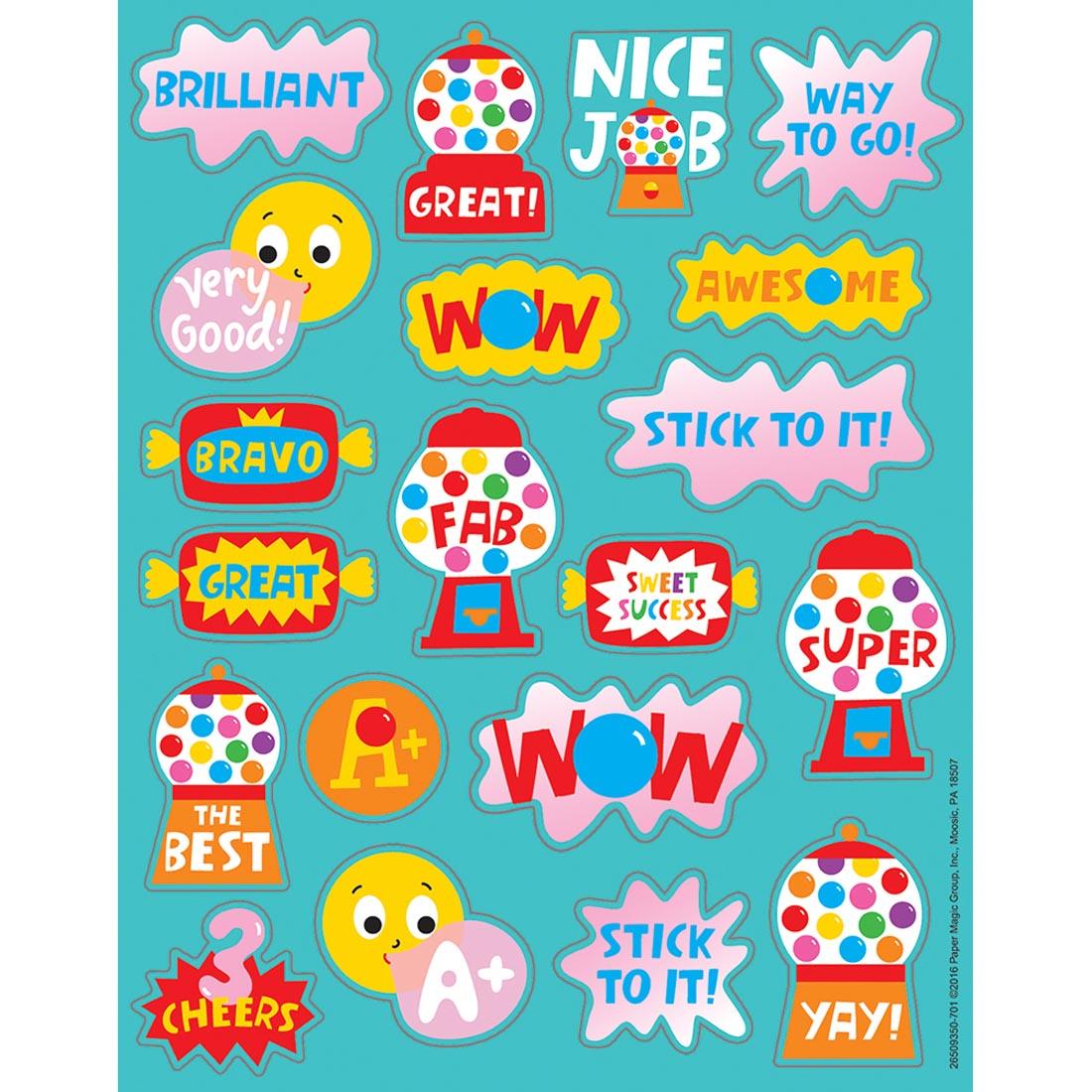 Bubble Gum Scented Stickers by Eureka