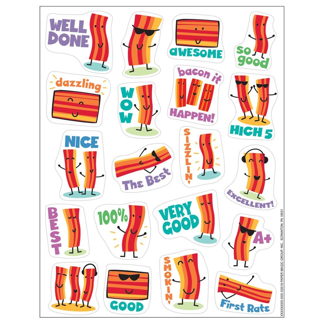 Bacon Scented Stickers by Eureka