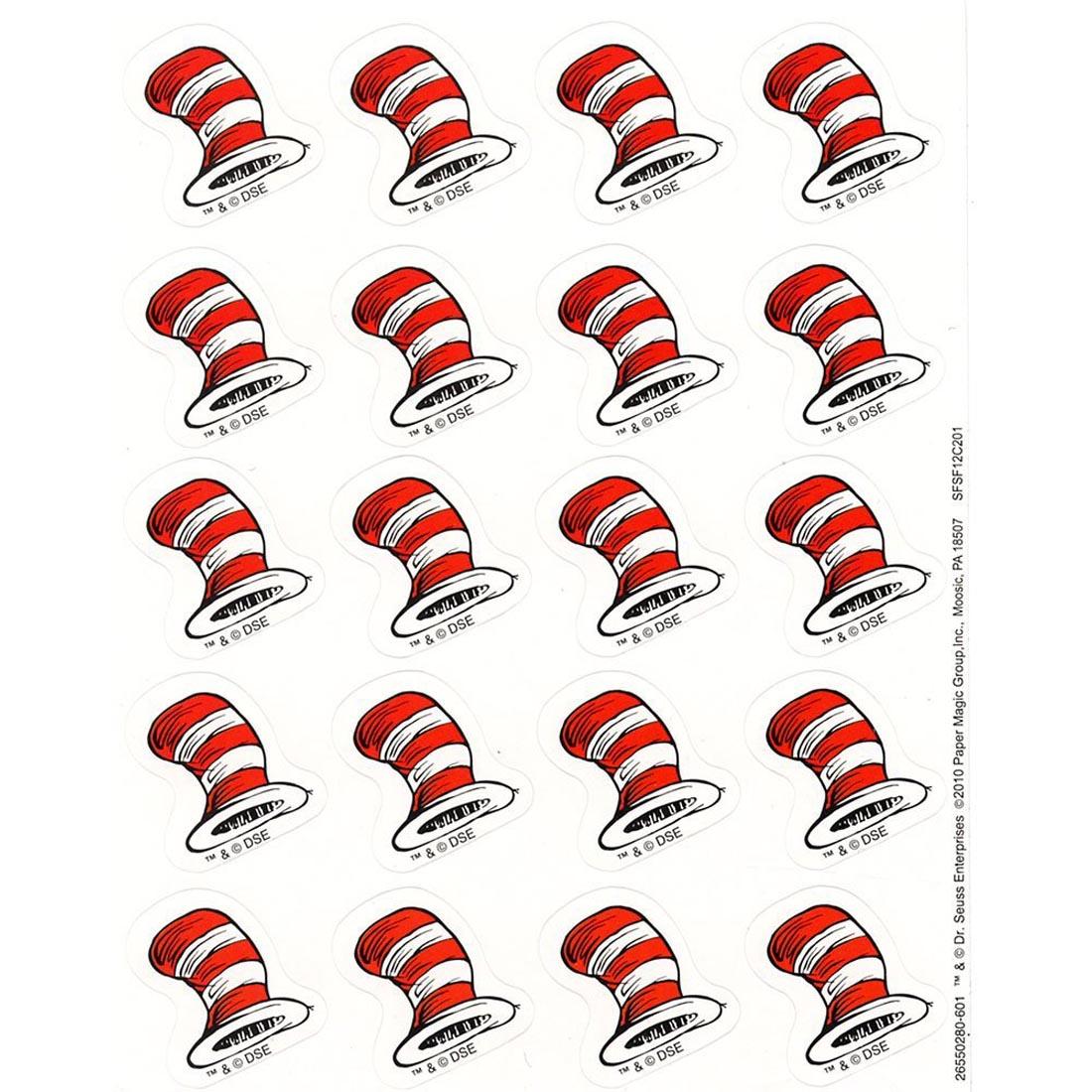 Dr. Seuss The Cat's Hat Stickers by Eureka