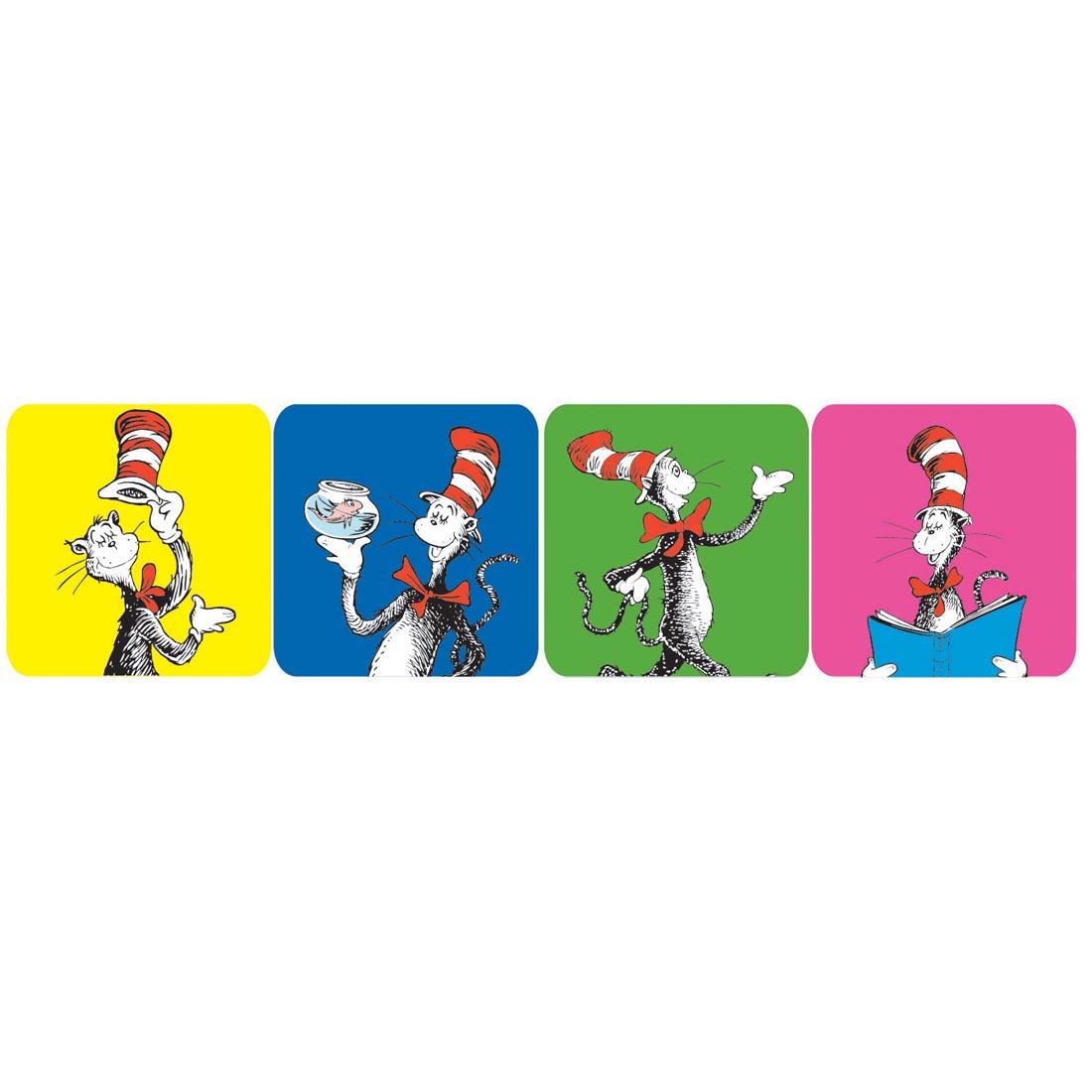 Dr. Seuss Cat in the Hat Stickers by Eureka