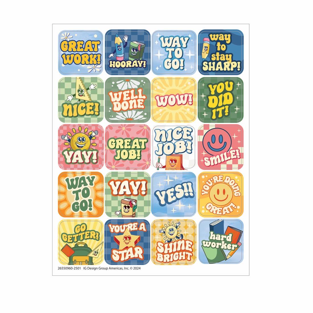 Stickers from the S'Cool Era collection By Eureka