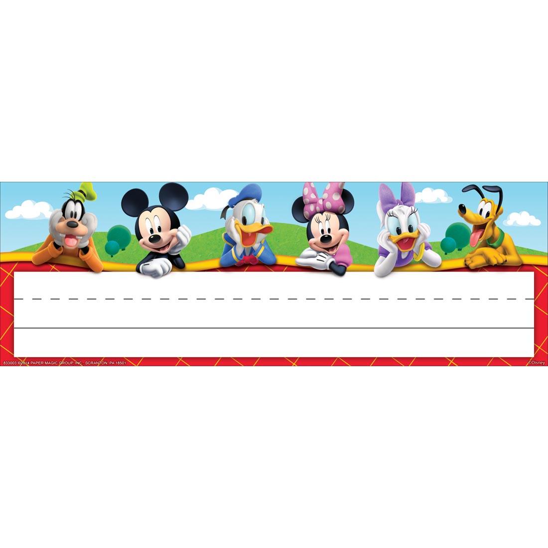 Mickey Mouse Clubhouse Self-Adhesive Name Plates by Eureka