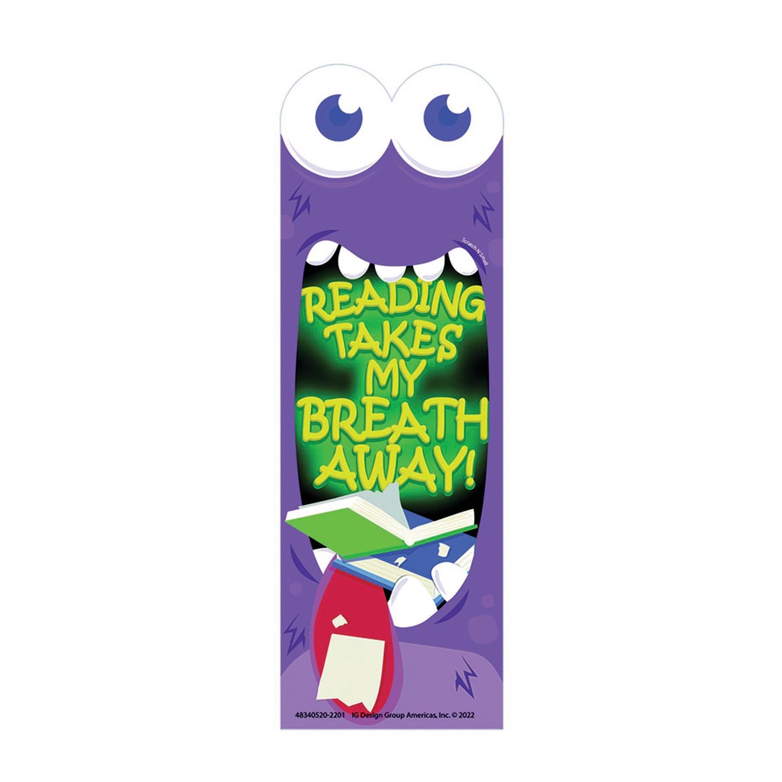 Reading Takes My Breath Away Stinky Scented Bookmark By Eureka