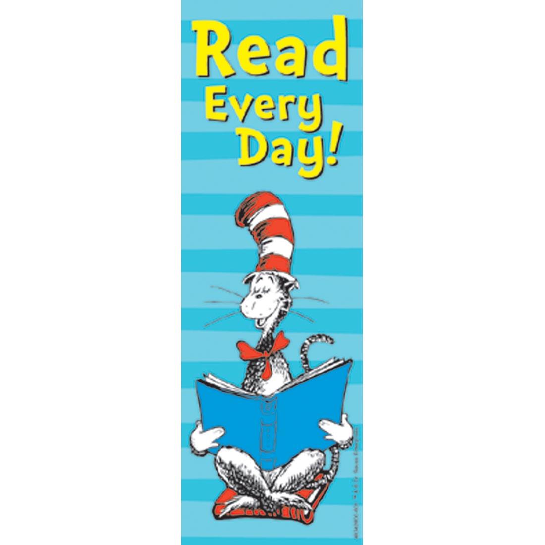 Dr. Seuss Read Every Day! Bookmark by Eureka