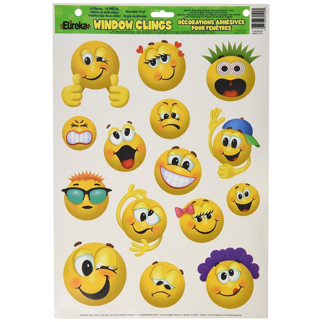 Emoticons Window Clings by Eureka
