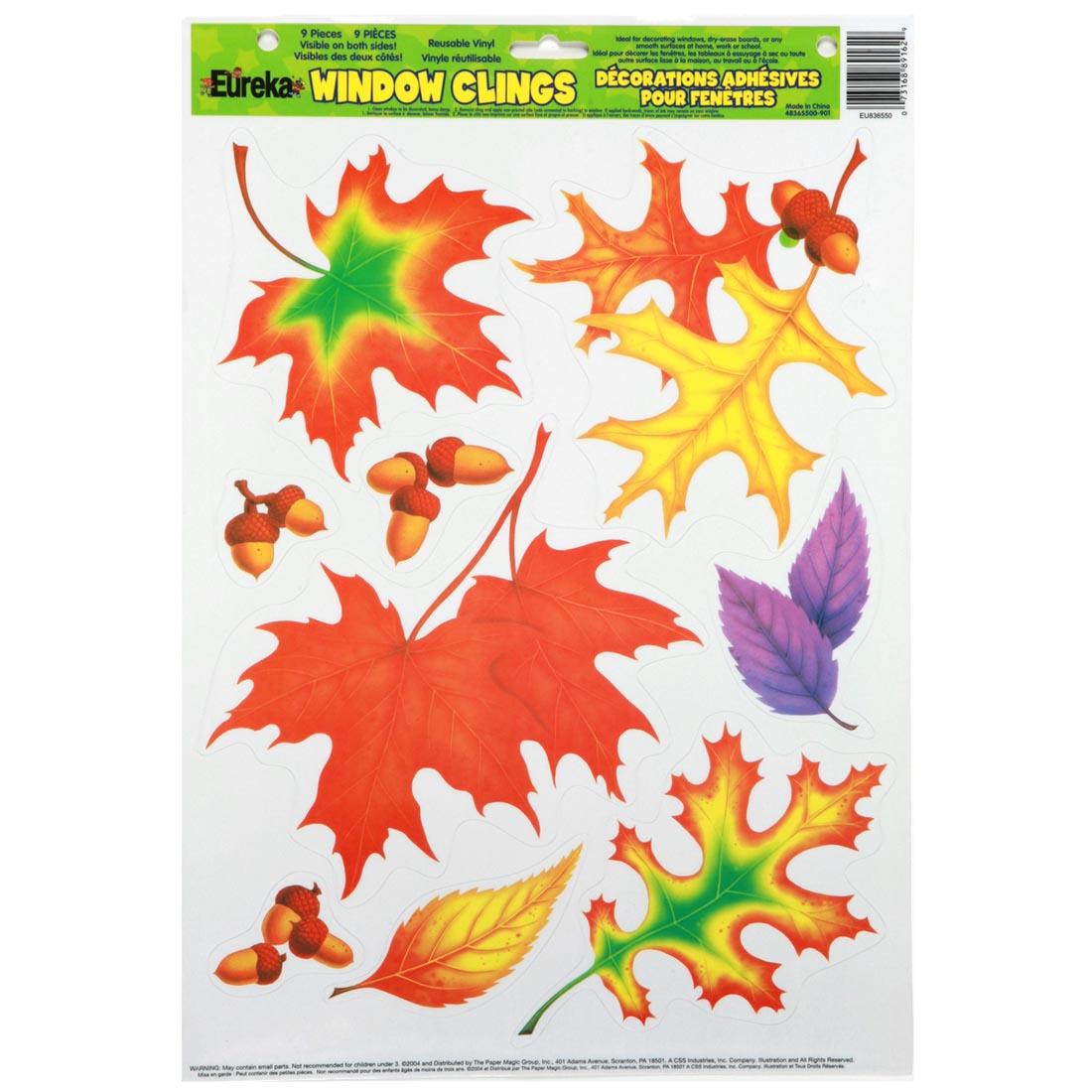 Fall Leaves Window Clings by Eureka