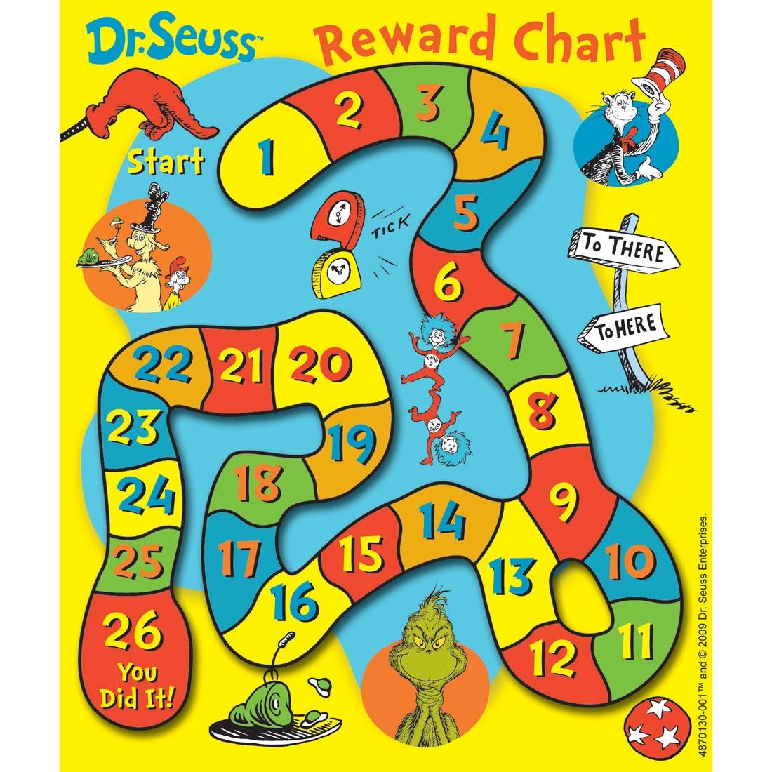 Dr. Seuss Reward Game Mini Reward Chart by Eureka