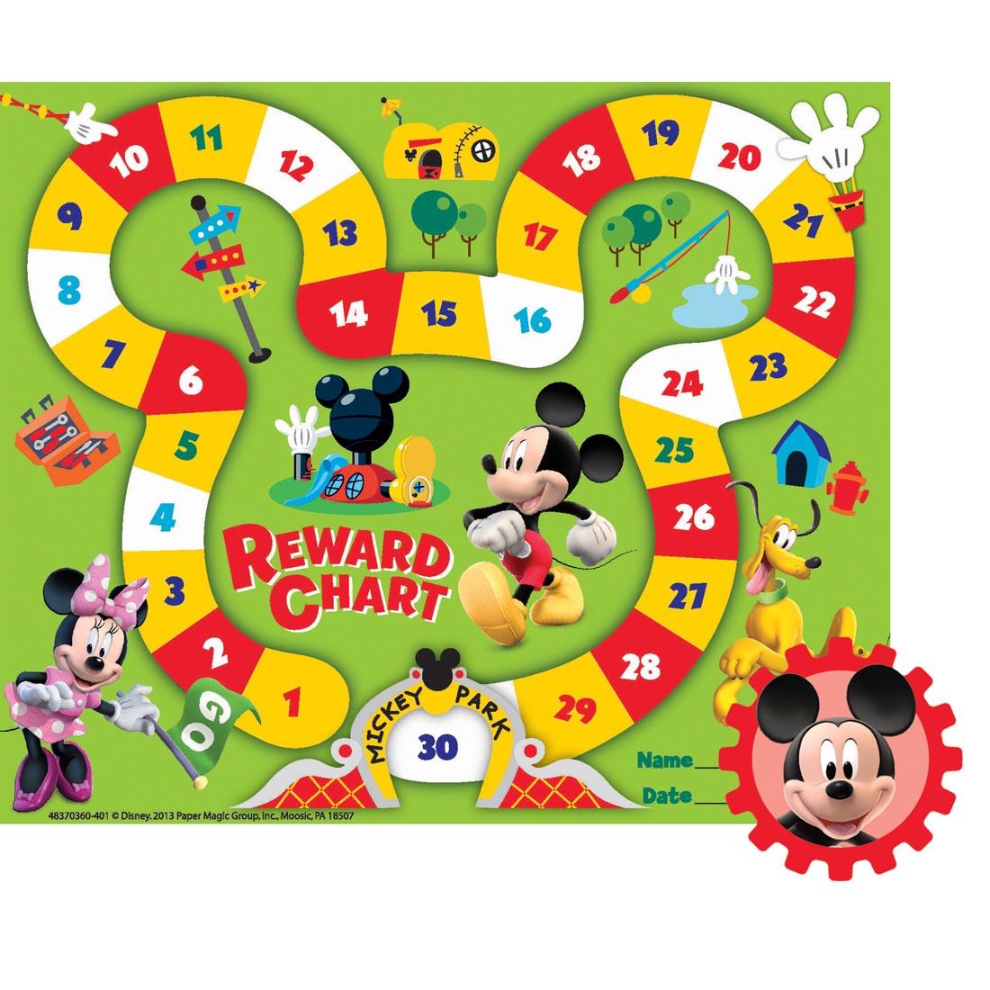 Mickey Mouse Clubhouse Mickey Park Mini Reward Chart by Eureka