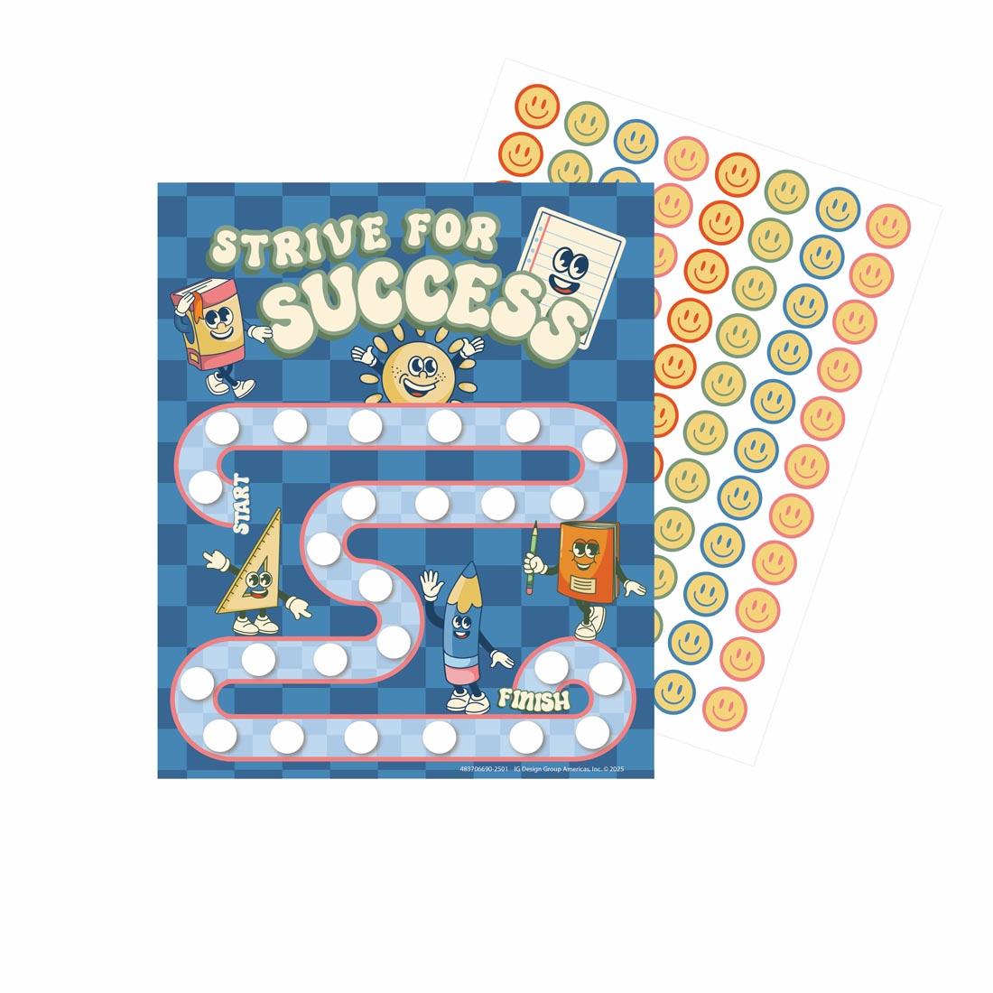Mini Reward Chart With Stickers from the S'Cool Era collection By Eureka
