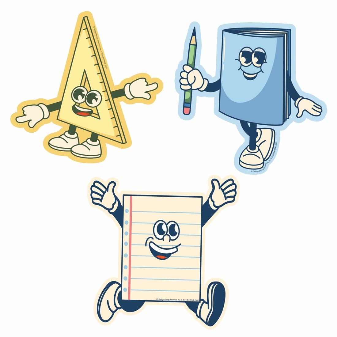 Paper Cut-Outs from the S'Cool Era collection by Eureka