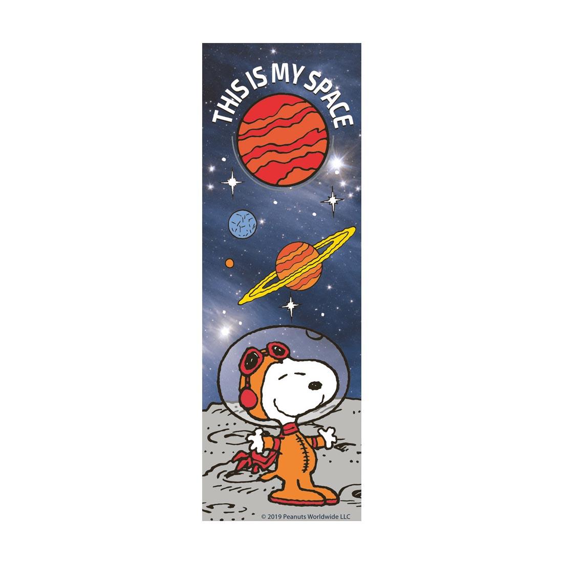 Peanuts NASA This Is My Space Bookmark by Eureka
