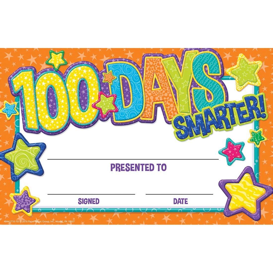 Color My World 100 Days Smarter Recognition Awards