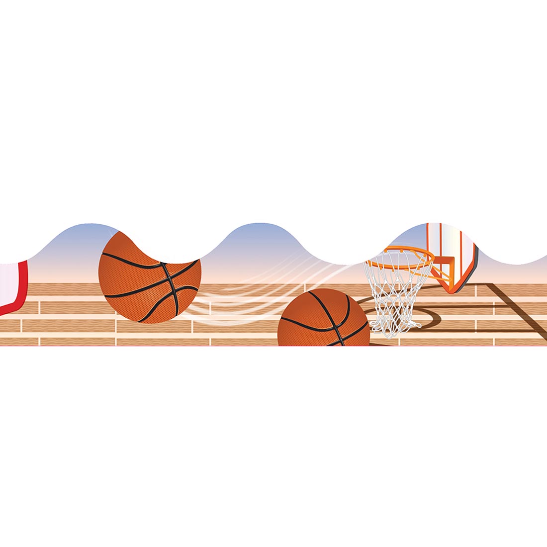 Basketball Deco Trim by Eureka