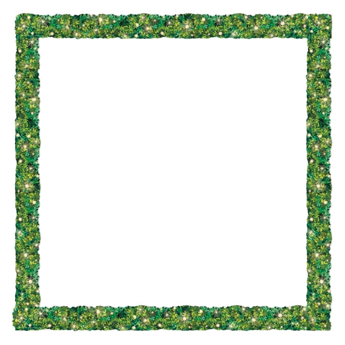 Curiosity Garden Twinkle Lights Hedge Deco Trim By Eureka bordering a white square
