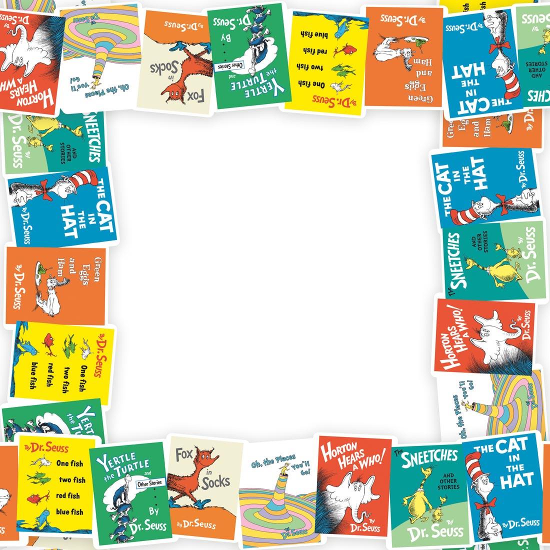 Dr. Seuss Favorite Books Die-Cut Extra Wide Deco Trim By Eureka