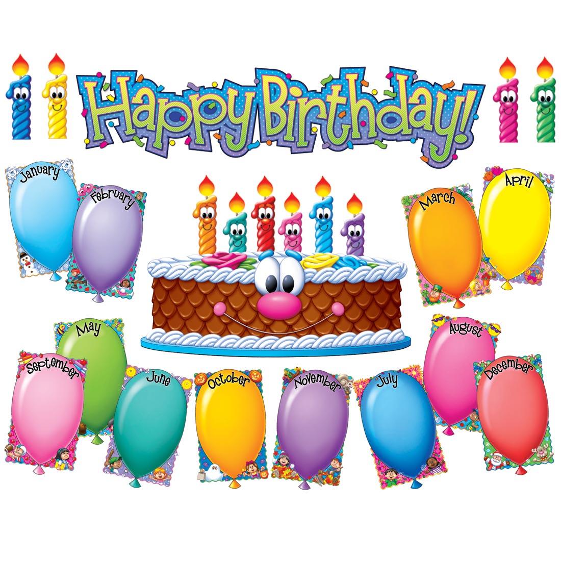 Happy Birthday Mini Bulletin Board Set by Eureka
