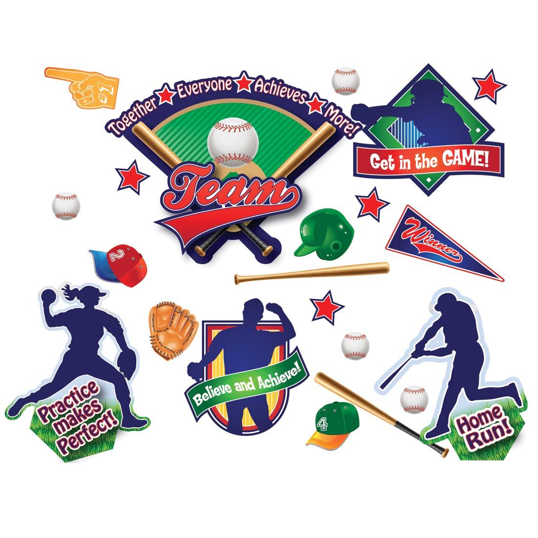 Baseball Bulletin Board Set by Eureka