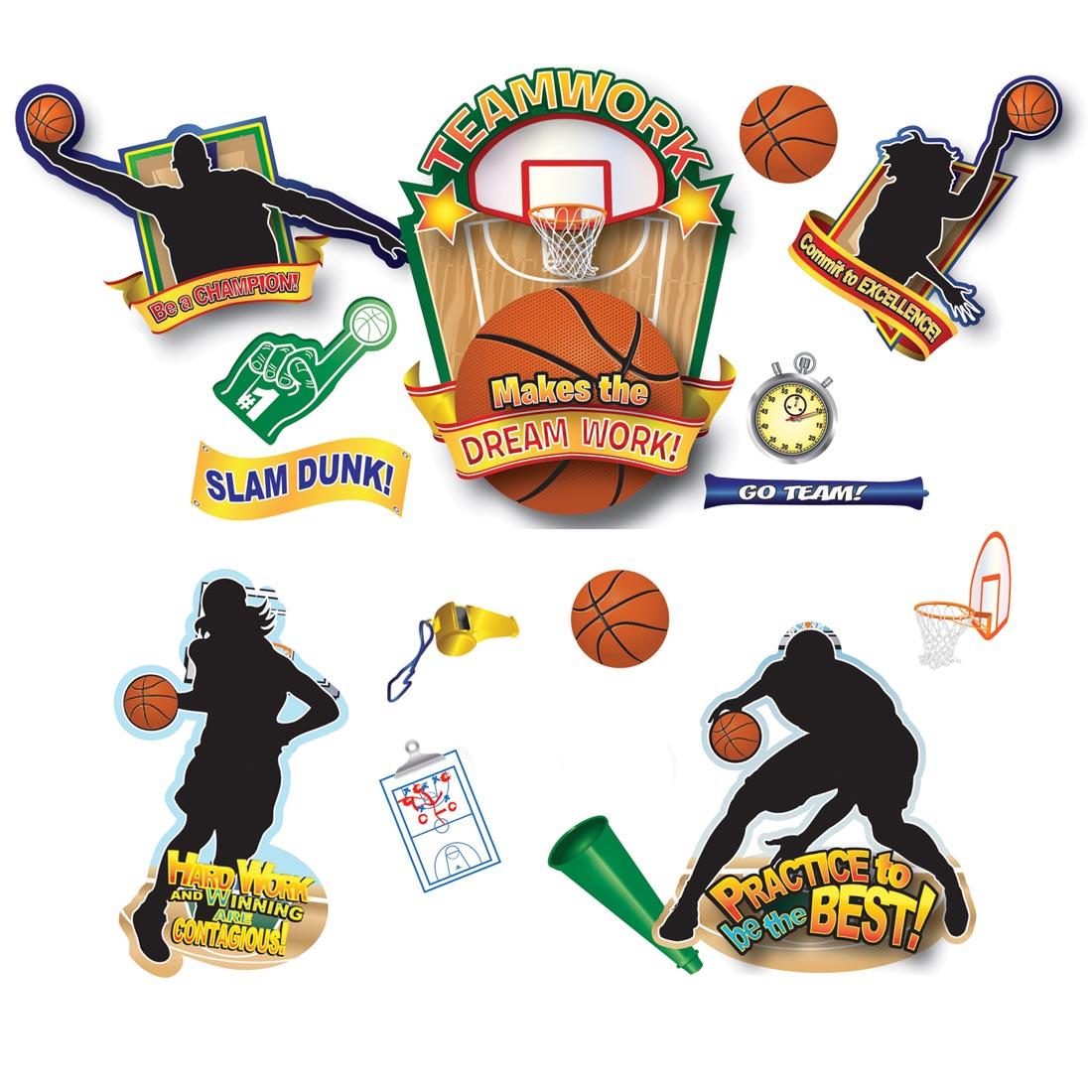 Basketball Bulletin Board Set by Eureka