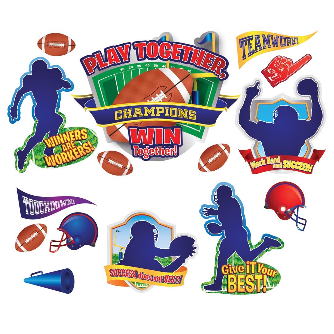 Football Bulletin Board Set by Eureka