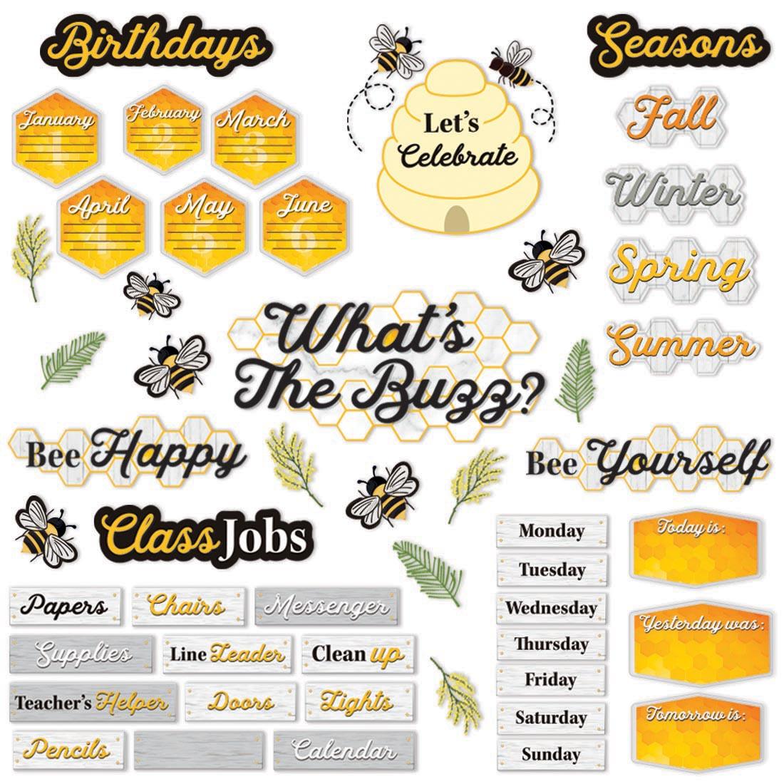 Classroom Organization Bulletin Board Set from The Hive collection by Eureka