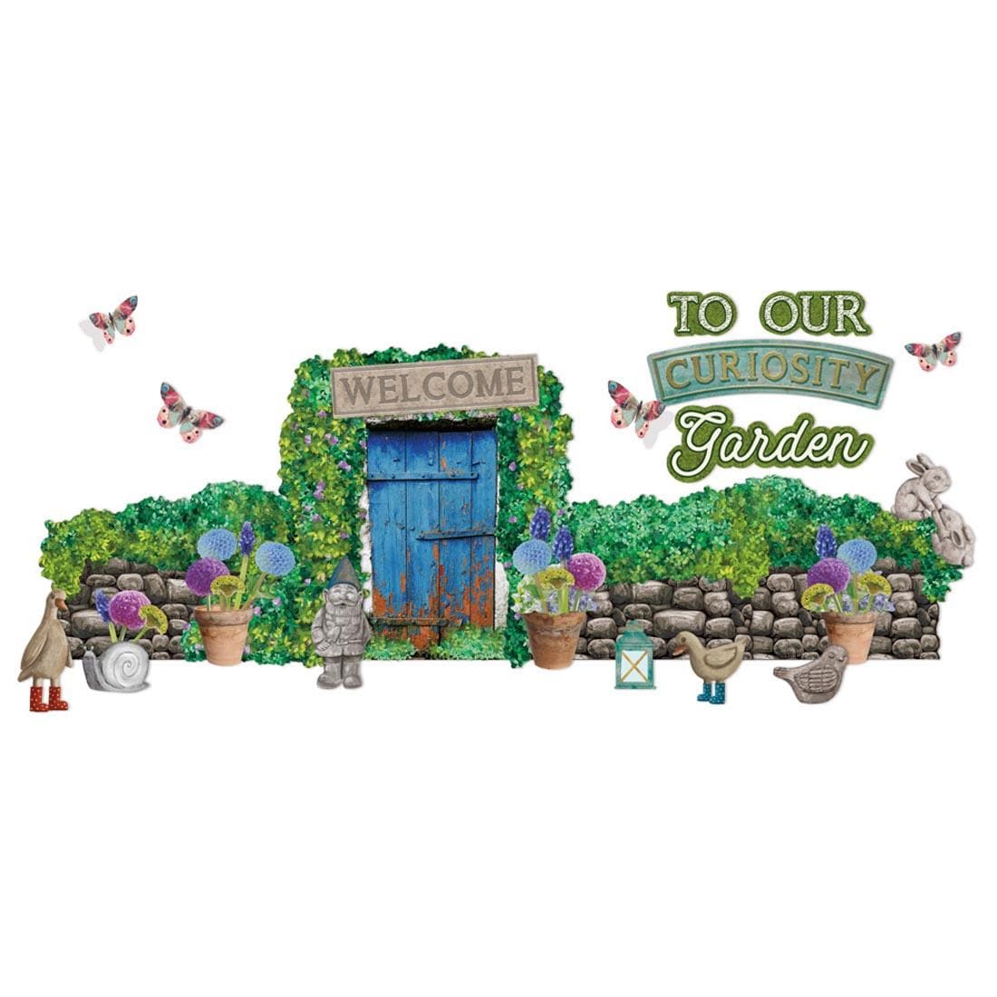 Curiosity Garden Welcome Bulletin Board Set By Eureka