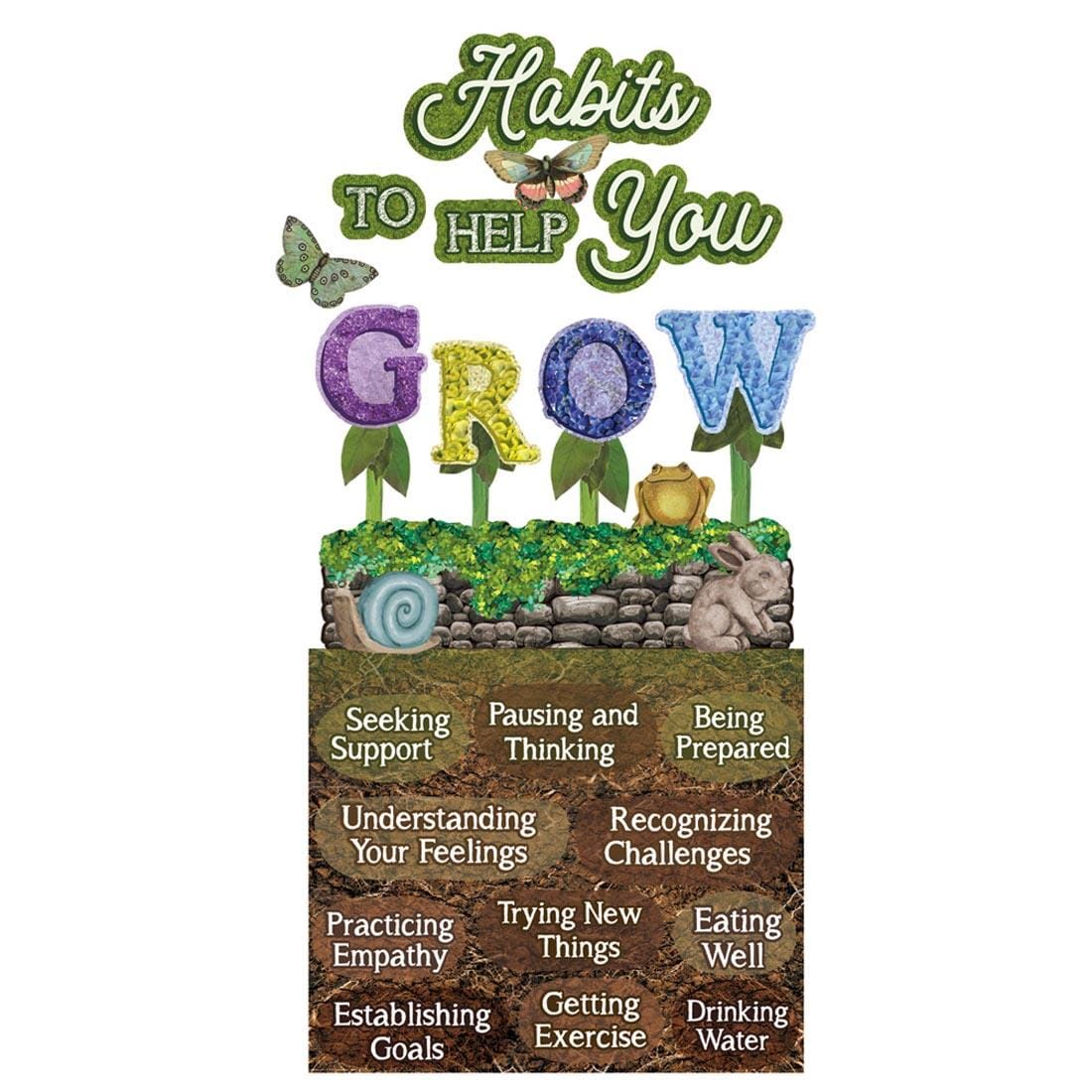 Curiosity Garden Habits To Help You Grow Mini Bulletin Board Set By Eureka